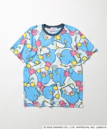 sanrio（サンリオ）の「サンリオキャラキターズ 　総柄Tシャツ 半袖（Tシャツ/カットソー）」
