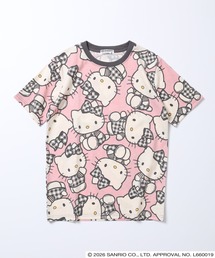 サンリオキャラキターズ 総柄Tシャツ 半袖