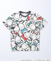 sanrio（サンリオ）の「サンリオキャラキターズ 　総柄Tシャツ 半袖（Tシャツ/カットソー）」