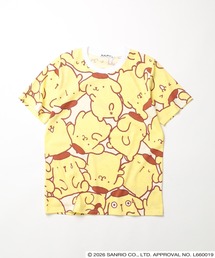 sanrio（サンリオ）の「サンリオキャラキターズ 　総柄Tシャツ 半袖（Tシャツ/カットソー）」