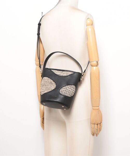 Elura（エルーラ）の「Hole digging bag/640659（ハンドバッグ・レディース・ブラック/ライトベージュ・FREE）」の21枚目の写真