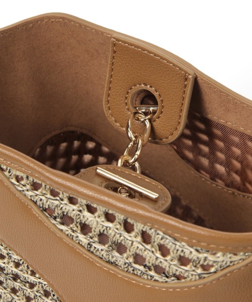 Elura（エルーラ）の「Hole digging bag/640659（ハンドバッグ・レディース・ブラック/ライトベージュ・FREE）」の19枚目の写真