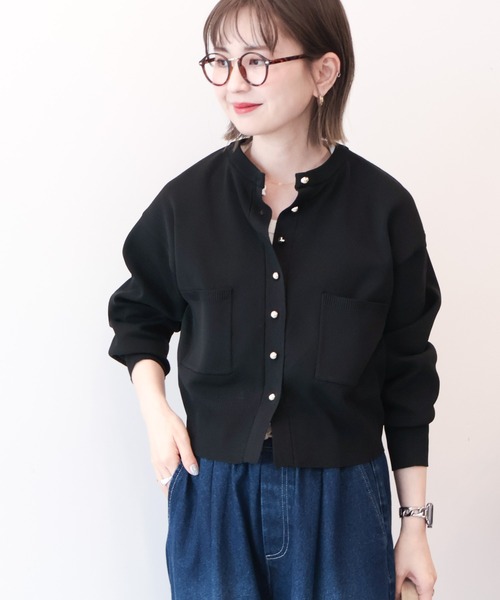 y's☆FRAMeWORK   2WAY金ボタンカーディガン FRAMeWORK（フレームワーク）の「2WAY金ボタンカーディガン