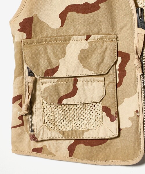 Alpha Industries（アルファインダストリーズ）の「＜ALPHA INDUSTRIES＞ CAMO VEST/アウター（その他アウター・メンズ・ベージュ・XL/L）」の6枚目の写真