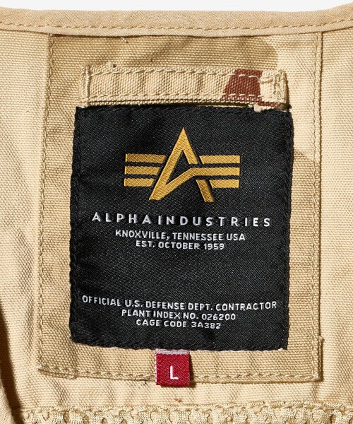 Alpha Industries（アルファインダストリーズ）の「＜ALPHA INDUSTRIES＞ CAMO VEST/アウター（その他アウター・メンズ・ベージュ・XL/L）」の10枚目の写真