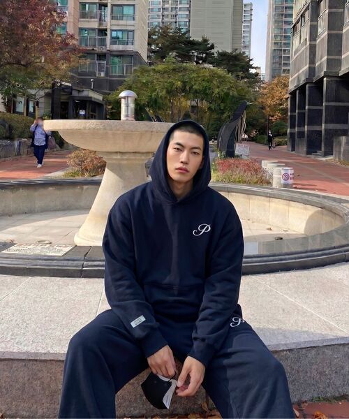 PHERMENON(フェルメノン)の「オーバーサイズPワイドスウェットパンツ - ブラック(スウェットパンツ・メンズ・ブラック・1/2)」の18枚目の写真