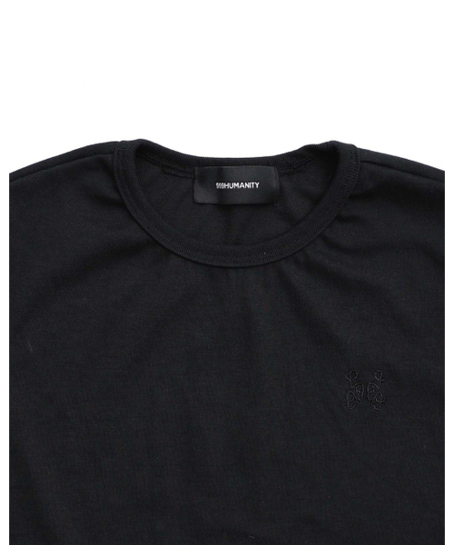 999HUMANITY（999ヒューマニティ）の「999 ミニダイドハーフTシャツ (ブラック)（Tシャツ/カットソー・レディース・その他・FREE）」の3枚目の写真