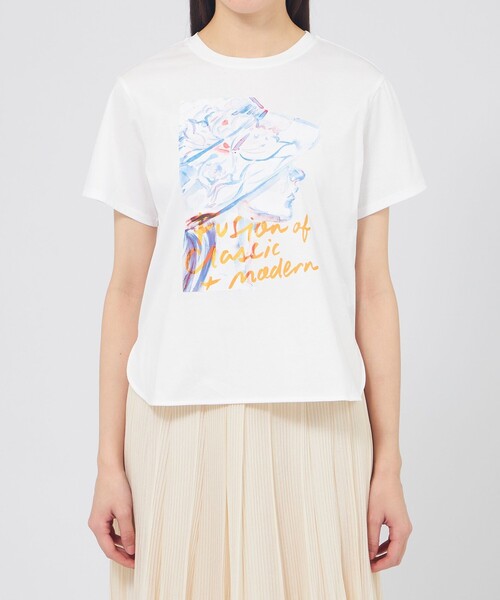 EPOCA(エポカ)の「アニバーサリープリントTシャツ(Tシャツ/カットソー・レディース・ネイビー/ホワイト・40)」の10枚目の写真