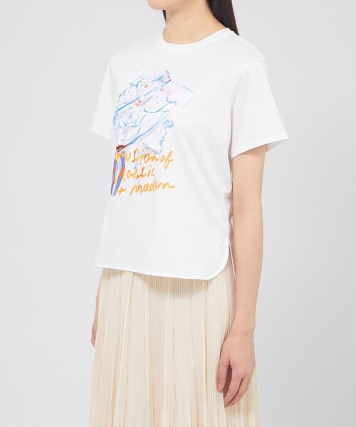 EPOCA(エポカ)の「アニバーサリープリントTシャツ(Tシャツ/カットソー・レディース・ネイビー/ホワイト・40)」の9枚目の写真