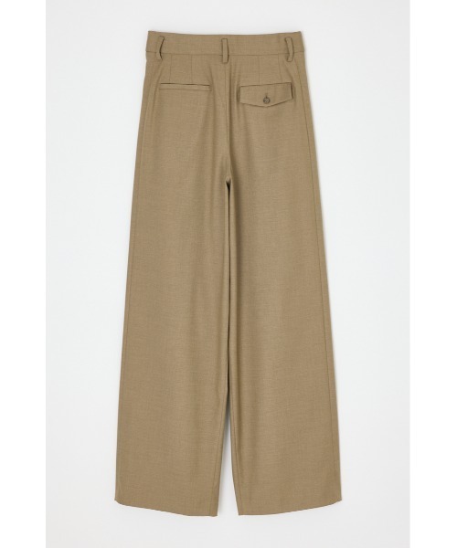 THROW by SLY(スローバイスライ)の「THROW L/W TUCK WIDE TROUSER ローウエストタックワイドトラウザー 春服 夏服(スラックス・レディース・ブラック/ベージュ・1/0)」の3枚目の写真