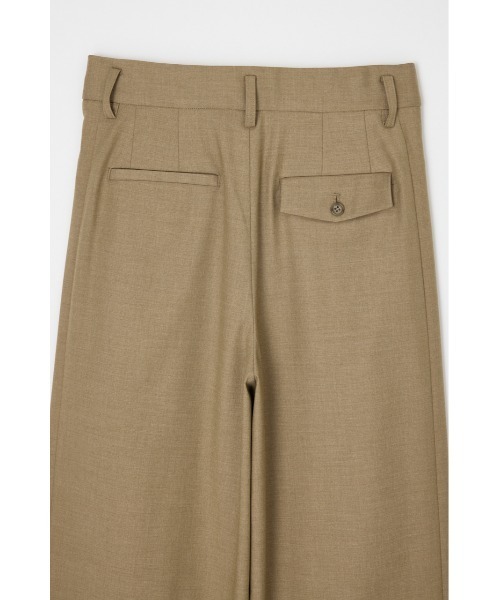 THROW by SLY(スローバイスライ)の「THROW L/W TUCK WIDE TROUSER ローウエストタックワイドトラウザー 春服 夏服(スラックス・レディース・ブラック/ベージュ・1/0)」の5枚目の写真