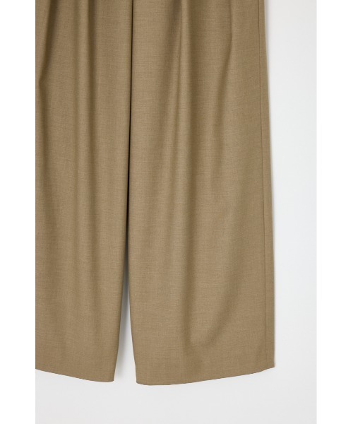 THROW by SLY(スローバイスライ)の「THROW L/W TUCK WIDE TROUSER ローウエストタックワイドトラウザー 春服 夏服(スラックス・レディース・ブラック/ベージュ・1/0)」の7枚目の写真