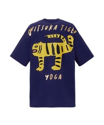 新品 オニツカタイガー オーバーサイズ Tシャツ 水色 ブルー L Onitsuka Tiger（オニツカタイガー） tシャツ OVERSIZED GRAPHIC TEE