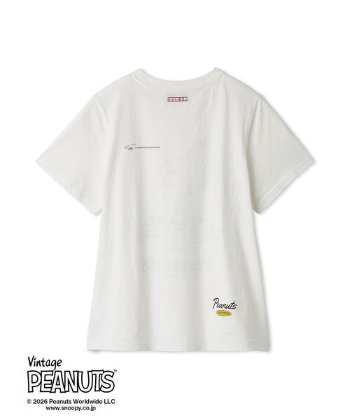 Mila Owen(ミラオーウェン)の「【PEANUTS RECORDS】スヌーピーTシャツ(Tシャツ/カットソー・レディース・チャコールグレー/ピンク/ホワイト・F)」の9枚目の写真