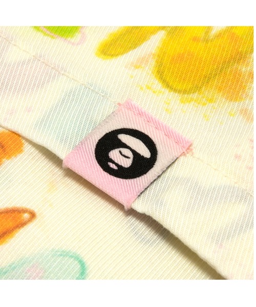 AAPE BY A BATHING APE（エーエイプバイアベイシングエイプ）の「AAPE MAIN SHORT SLEEVE SHIRT（シャツ/ブラウス・レディース・アイボリー/ライトピンク・X-SMALL/XX-SMALL）」の6枚目の写真
