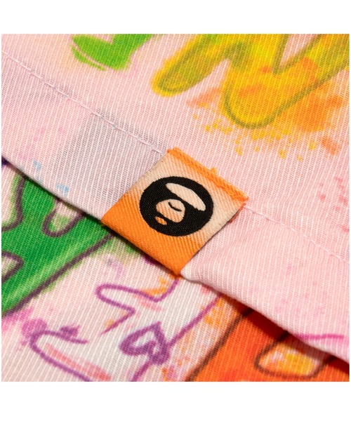 AAPE BY A BATHING APE（エーエイプバイアベイシングエイプ）の「AAPE MAIN SHORT SLEEVE SHIRT（シャツ/ブラウス・レディース・アイボリー/ライトピンク・X-SMALL/XX-SMALL）」の10枚目の写真