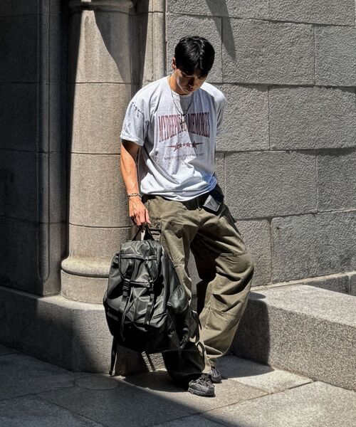 mydeepbluememories(マイディープブルーメモリーズ)の「MM Vintage Crack T-shirt (light melange)(Tシャツ/カットソー・レディース・ライトグレー・1/2)」の9枚目の写真