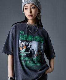 GEVS. | 綿100％ヴィンテージプリントTシャツ＜大きいサイズ有＞GEVS.(Tシャツ/カットソー)