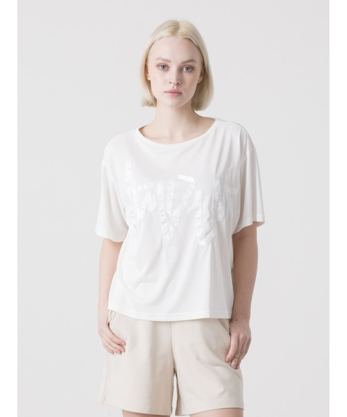 DIMENSIONE danza(ディメンシオーネ ダンツァ)の「デザインTシャツ(Tシャツ/カットソー・レディース・オフホワイト・SMALL)」の1枚目の写真
