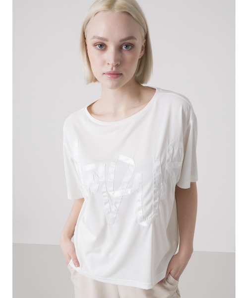 DIMENSIONE danza(ディメンシオーネ ダンツァ)の「デザインTシャツ(Tシャツ/カットソー・レディース・オフホワイト・SMALL)」の4枚目の写真