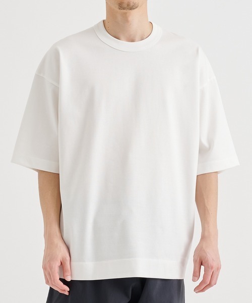 CINOH（チノ）の「【CINOH/チノ】REFINA BIG T-SHIRT/別注REFINA BIG T-SHIRT/定番（Tシャツ/カットソー・メンズ・ダークネイビー/ブラック/オフホワイト・48/46/44）」の2枚目の写真
