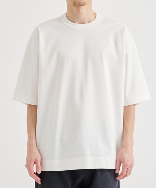 CINOH（チノ）の「【CINOH/チノ】REFINA BIG T-SHIRT/別注REFINA BIG T-SHIRT/定番（Tシャツ/カットソー・メンズ・ダークネイビー/ブラック/オフホワイト・48/46/44）」の15枚目の写真