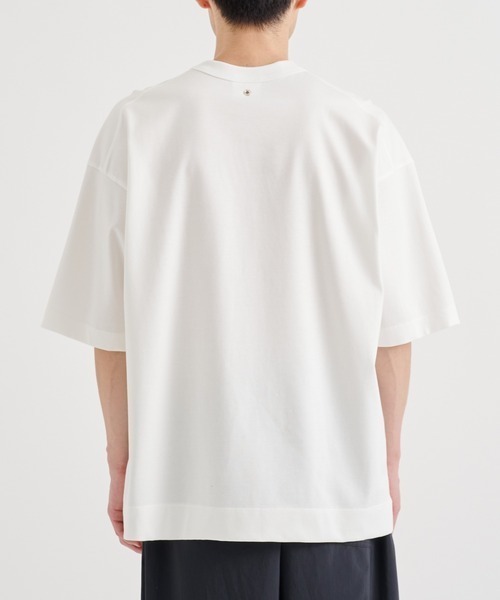 CINOH（チノ）の「【CINOH/チノ】REFINA BIG T-SHIRT/別注REFINA BIG T-SHIRT/定番（Tシャツ/カットソー・メンズ・ダークネイビー/ブラック/オフホワイト・48/46/44）」の17枚目の写真