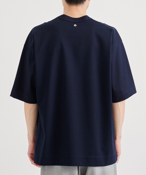 CINOH（チノ）の「【CINOH/チノ】REFINA BIG T-SHIRT/別注REFINA BIG T-SHIRT/定番（Tシャツ/カットソー・メンズ・ダークネイビー/ブラック/オフホワイト・48/46/44）」の9枚目の写真