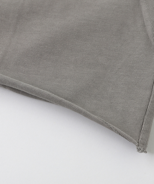 WISM（ウィズム）の「SEVENTH / セブンス KIMONO V TEE（Tシャツ/カットソー・メンズ・ブラック/チャコールグレー・LARGE/MEDIUM）」の4枚目の写真