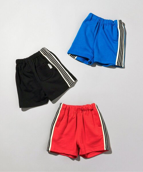 BREEZE(ブリーズ)の「【WEB限定】ラインハーフパンツ(その他パンツ・キッズ・レッド/ブラック/ブルー・100/110/120/130/140/150/90)」の5枚目の写真