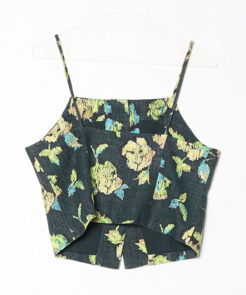 ROSE BUD(ローズバッド)の「ROSE PRINT VEST(ベスト・レディース・オフホワイト/ダークオリーブ・ONE SIZE)」の22枚目の写真