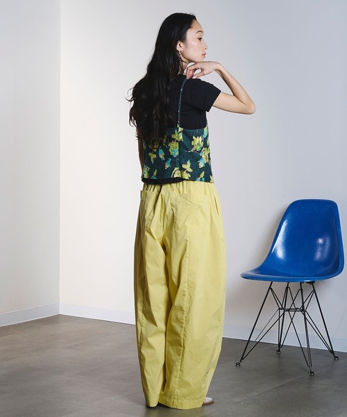 ROSE BUD(ローズバッド)の「ROSE PRINT VEST(ベスト・レディース・オフホワイト/ダークオリーブ・ONE SIZE)」の20枚目の写真