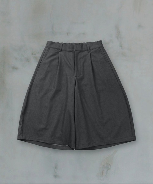 Confirm(コンファーム)の「Curved Half Pants / カーブハーフパンツ メンズ レディース ユニセックス(その他パンツ・メンズ・ブラック/ベージュ/チャコールグレー・M/S/L)」の6枚目の写真