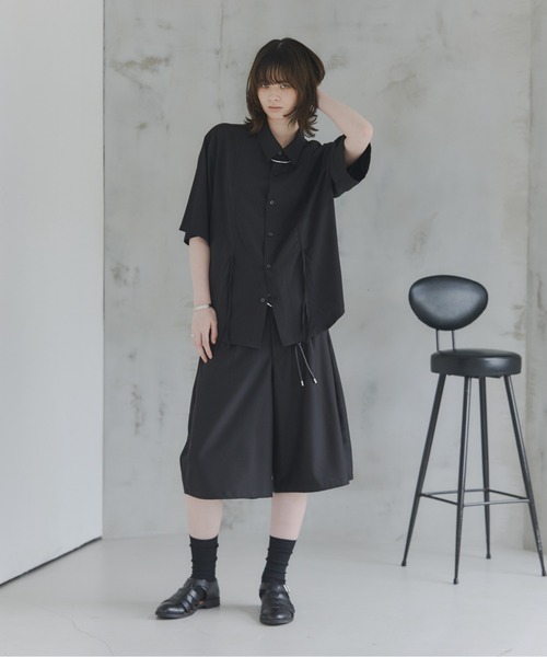 Confirm(コンファーム)の「Curved Half Pants / カーブハーフパンツ メンズ レディース ユニセックス(その他パンツ・メンズ・ブラック/ベージュ/チャコールグレー・M/S/L)」の17枚目の写真