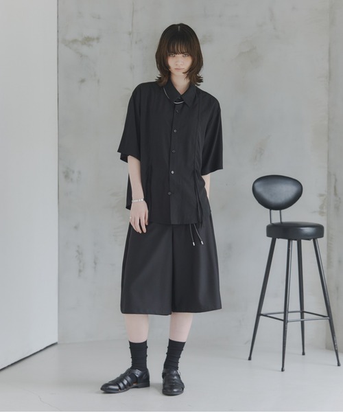 Confirm(コンファーム)の「Curved Half Pants / カーブハーフパンツ メンズ レディース ユニセックス(その他パンツ・メンズ・ブラック/ベージュ/チャコールグレー・M/S/L)」の18枚目の写真