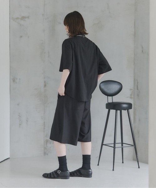 Confirm(コンファーム)の「Curved Half Pants / カーブハーフパンツ メンズ レディース ユニセックス(その他パンツ・メンズ・ブラック/ベージュ/チャコールグレー・M/S/L)」の19枚目の写真