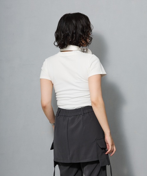 aremoi(アレモイ)の「スターグラフィック コンパクトTシャツ(Tシャツ/カットソー・レディース・ホワイト・SMALL/MEDIUM/LARGE)」の20枚目の写真
