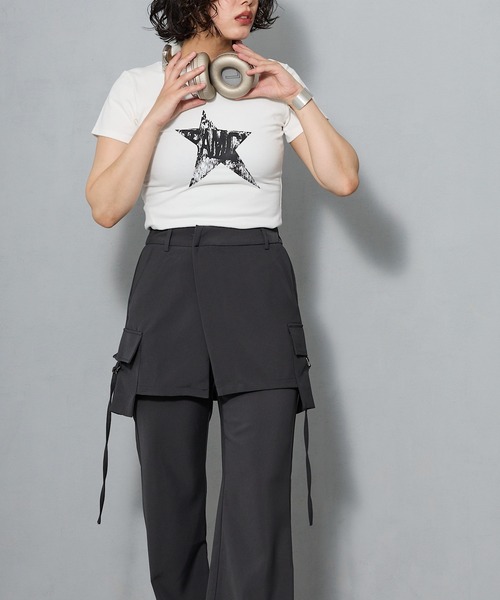 aremoi(アレモイ)の「スターグラフィック コンパクトTシャツ(Tシャツ/カットソー・レディース・ホワイト・SMALL/MEDIUM/LARGE)」の9枚目の写真