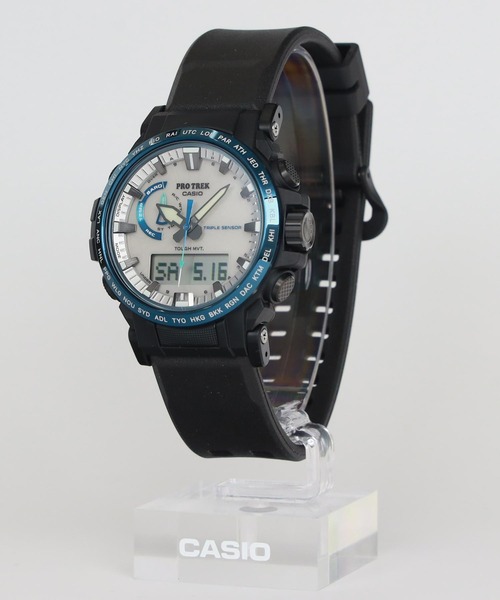 PRO TREK（プロトレック）の「Climber Line(クライマーライン) / 電波ソーラー / PRW-61D-2JF（アナログ腕時計・メンズ・ブルー・FREE）」の16枚目の写真