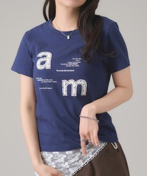 アップリケTシャツ