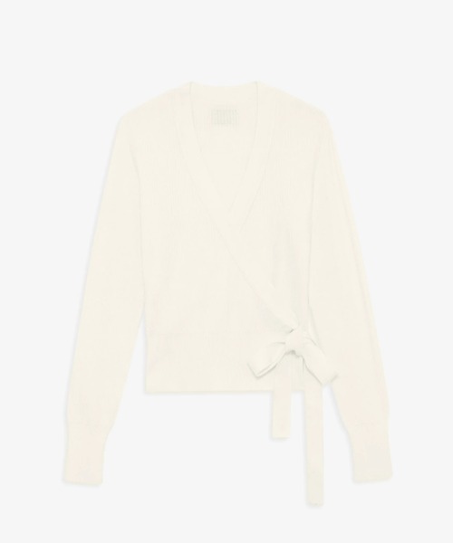 Repetto（レペット）の「バルーンスリーブ ラップトップ / S0757（ニット/セーター・レディース・ホワイト系その他・MEDIUM/SMALL/LARGE）」の2枚目の写真