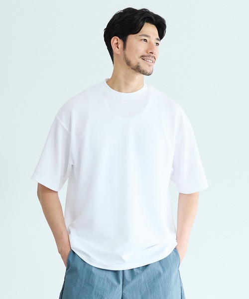 coca(coca)(コカ)の「ライトエンボスTシャツ(Tシャツ/カットソー・メンズ・ダークグリーン/ホワイト/ブラウン/ブラック・XL/L/M)」の2枚目の写真
