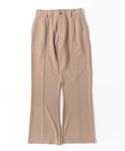 mil(ミル)の「【通勤・イージーケア】 センターラインフレアパンツ / カットジョーゼット【587224】(その他パンツ・レディース・サンドベージュ/ブラウン/ブラック・FREE/S-Short/S-Regular/M-Short/M-Regular)」の6枚目の写真