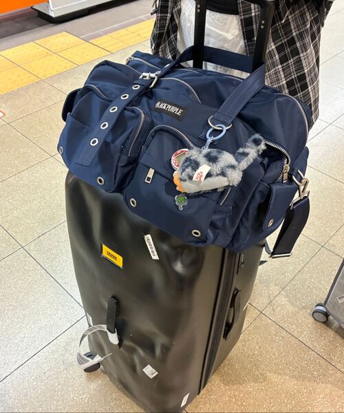 BLACKPURPLE(ブラックパープル)の「オーバーロードカーゴバッグ Overload Cargo Bag_レザー ブラウン(ボストンバッグ・レディース・ブラウン・FREE)」の12枚目の写真