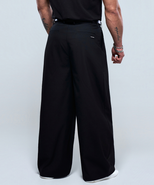 PHYSICAL GARMENTS（フィジカルガーメンツ）の「P2619 マルチツーピンタックワイドスラックス [ブラック]（その他パンツ・メンズ・ブラック・X-LARGE/XX-LARGE/MEDIUM/XXX-LARGE/LARGE）」の21枚目の写真