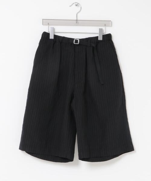 URBAN RESEARCH(アーバンリサーチ)の「new basic WOOL LINEN SHORT PANTS(その他パンツ・メンズ・ブラック/ストライプ・X-LARGE/LARGE/MEDIUM)」の5枚目の写真