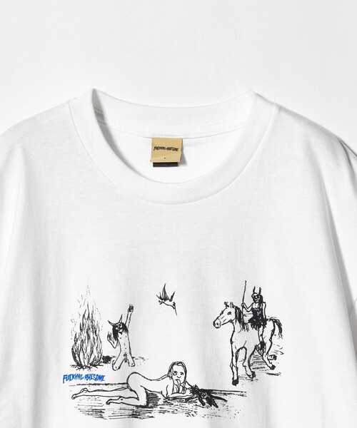 UNITED ARROWS & SONS(ユナイテッドアローズアンドサンズ)の「<FUCKING AWESOME> Dillustrated Tee/Tシャツ(Tシャツ/カットソー・メンズ・ブラック/ホワイト・M/L)」の4枚目の写真