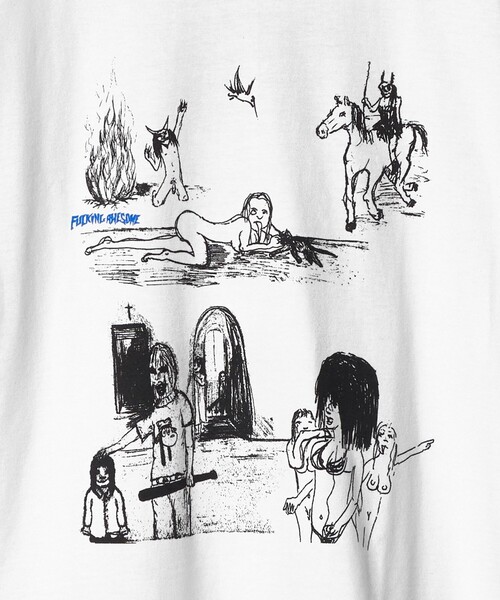 UNITED ARROWS & SONS(ユナイテッドアローズアンドサンズ)の「<FUCKING AWESOME> Dillustrated Tee/Tシャツ(Tシャツ/カットソー・メンズ・ブラック/ホワイト・M/L)」の5枚目の写真