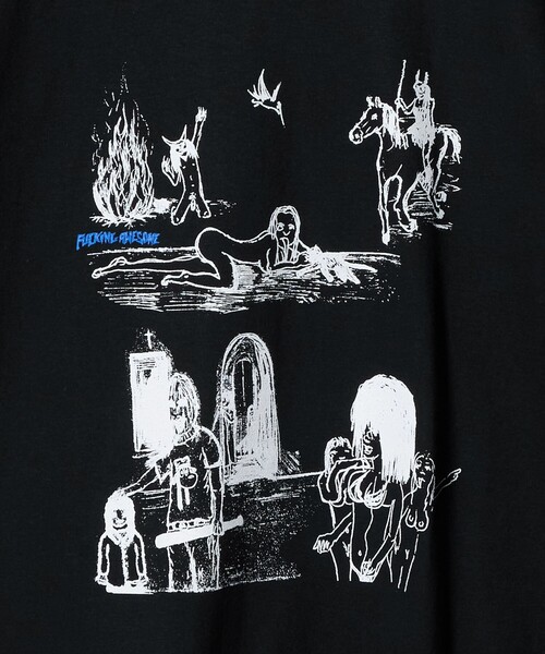 UNITED ARROWS & SONS(ユナイテッドアローズアンドサンズ)の「<FUCKING AWESOME> Dillustrated Tee/Tシャツ(Tシャツ/カットソー・メンズ・ブラック/ホワイト・M/L)」の10枚目の写真