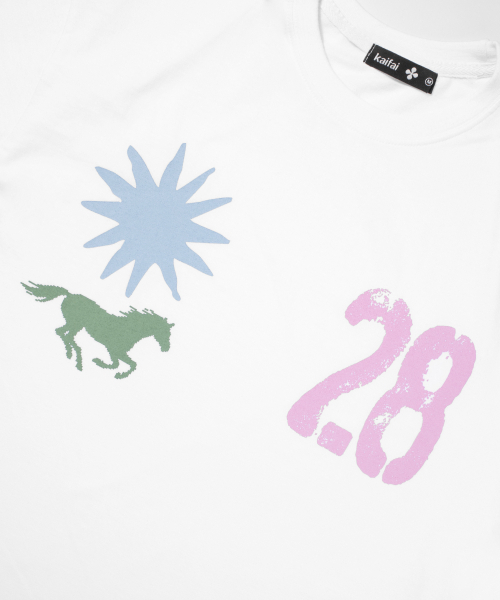 kaifai（カイファイ）の「フリービー 半袖Tシャツ (ホワイト) K26QB227（Tシャツ/カットソー・レディース・その他・MEDIUM/LARGE）」の2枚目の写真